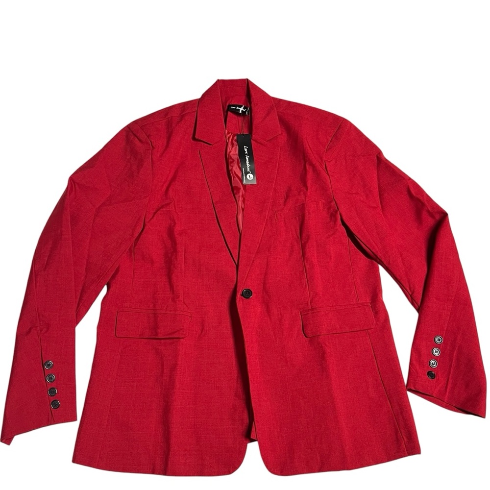 Lars Amadeus NWT Men’s Red Blazer Sz. Large